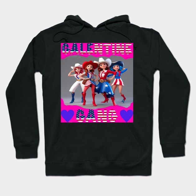 Galentine gang rodeo girls Hoodie by sailorsam1805